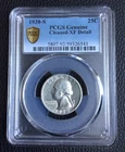 1938-P Washington Quarter-PCGS Graded Genuine Cleaned XF Detail