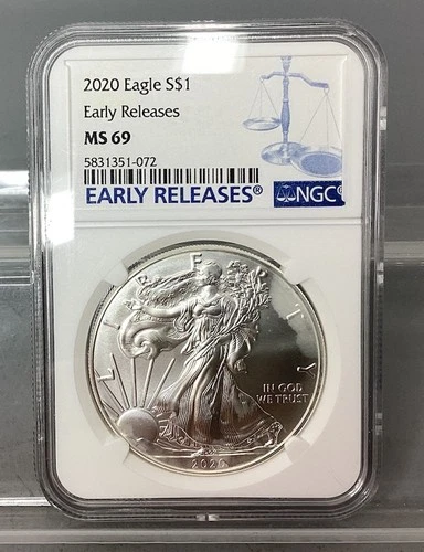 2020 American Silver Eagle - NGC - MS 69 - Early Releases