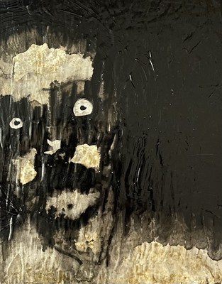 ''Schatten'' Original Horrorkunst Aquarell, Gouache & Acrylfarbe auf Karton