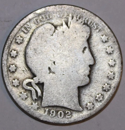 1902-P Barber Half Dollar - Good - #9720DAC