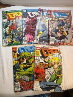 Cage Marvel Comics Books #5-8 10 12 Iron Fist Hulk 1992 Vintage LOT of 6