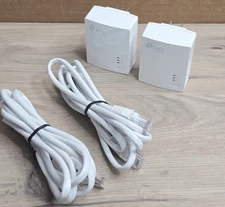 TP Link AV1000 Passthrough Powerline Starter Kit Extend Ethernet TL-PA7017P