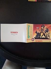 Gauntlet (NES)Foldable Promo Poster And Manual Only (No Game)