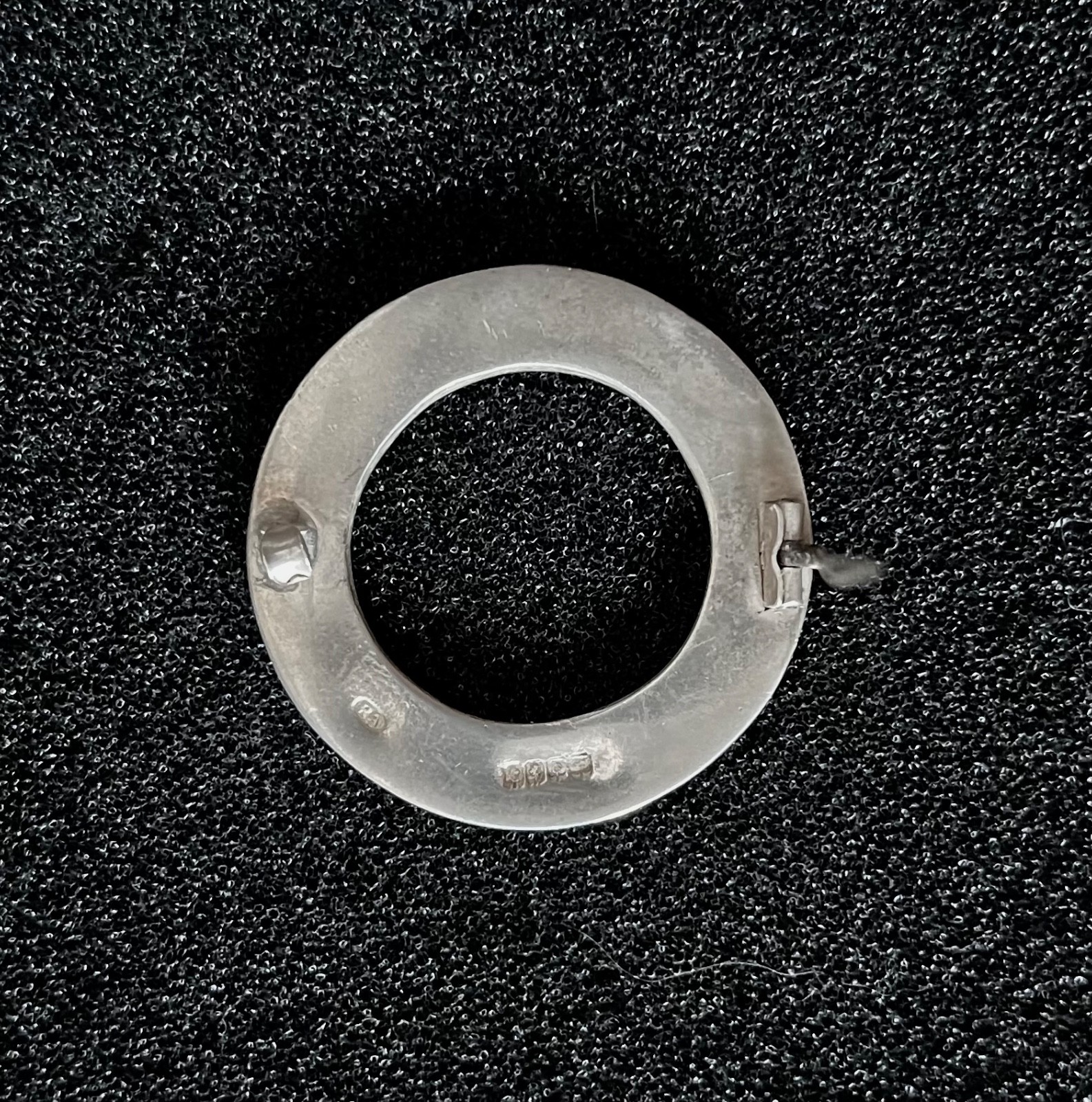 Scottish Solid Silver Celtic Circular Brooch, Rob… - image 2