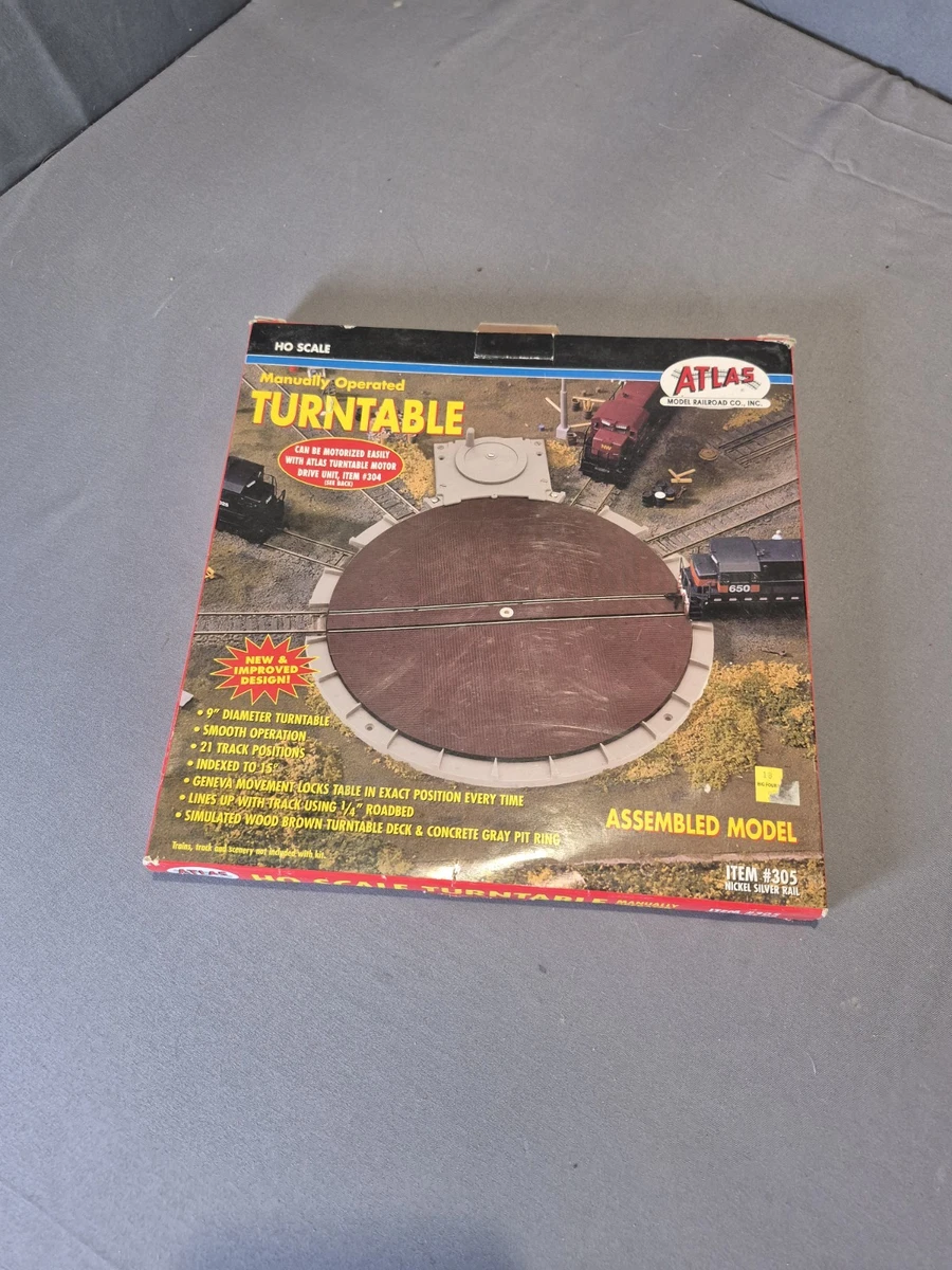 Atlas HO Scale Turntable Motor Drive – Model ATL304 For Model Railroad Roundhouses & Track Systems
