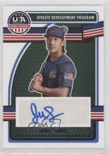 2023 Panini USA Baseball Stars & Stripes Blue Julian Suarez #ADPS-JS Auto sc8