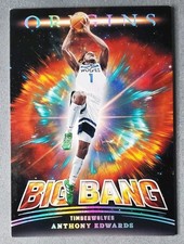 2021-22 Panini Origins Big Bang Anthony Edwards Case Hit SSP 