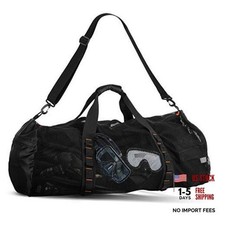 90L Large Mesh Duffle Bag for Scuba Dive or Snorkel Equipment. Best for Black