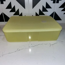 Tupperware 4167C Rectangular Modular Mate w/ Lid Yellow 13 Cups for Freezer