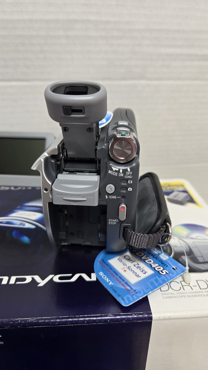 SONY Handycam DCR-DVD405 ナイトショット強化セット Sony DCR-DVD405 Camcorder - Black/Silver for sale online | eBay