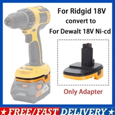 For Dewalt 18V Ni-cd Power Tools Convert to For Ridgid 18V Battery Adapter US