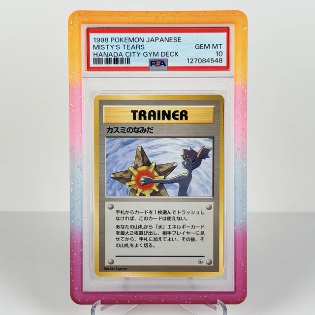 1998 POKEMON MISTY'S TEARS JP HANADA CITY GYM PSA 10 *BANNED ART*