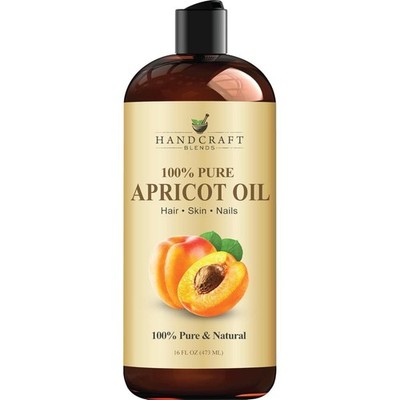 Cold-Pressed Apricot Kernel Oil 16 Fl Oz 100% Pure Natural Premium Grade Carrier