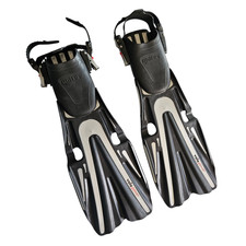 Pinne subacquee Mares Volo Power taglia small tacco aperto cinturino regolabile nero