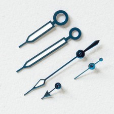 Set lancette blu metallizzato Landeron 48 - 248 - 51 - lancette - lancette - blu