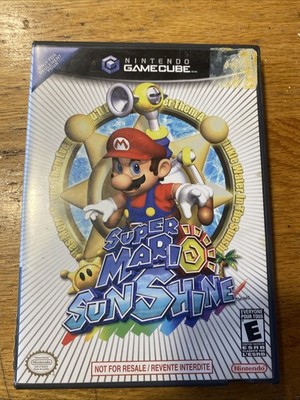Super Mario Sunshine Not For Resale Edition (Nintendo GameCube, 2002) Case Only