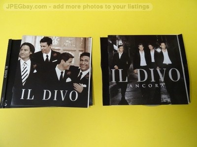 IL DIVO (6) ANCORA / IL DIVO (W) Bundle of 2 x CD Albums No Cases SIMCO