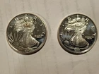 Lot of 2- 1 Troy ounce Silver Rounds 999 Fine Silver