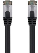 Monoprice Cat8 26AWG S/FTP Ethernet Network Cable - 7ft - Black, 2GHz, 40Gbps