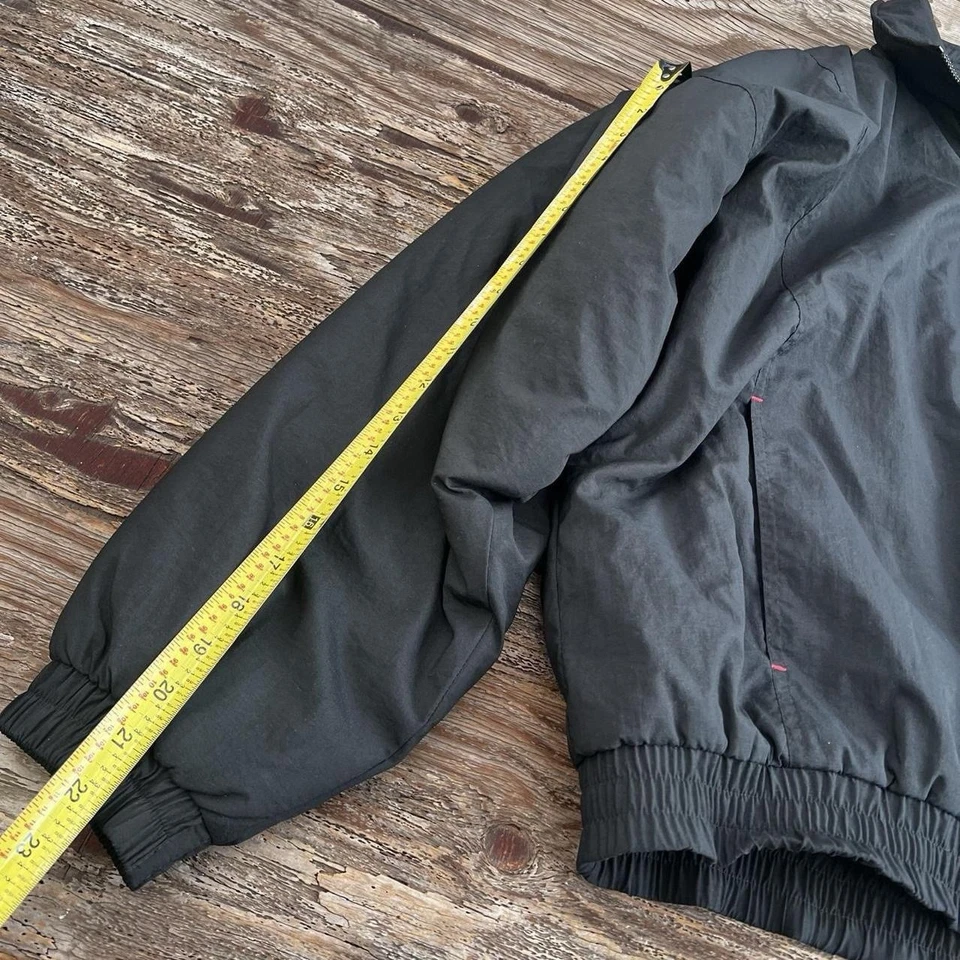 Chaqueta cortavientos Ocean Pacific vintage años 90 talla L negra cremallera completa Foto 3 de 4