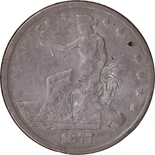 1877 $1 Trade Dollar ~ VG Details