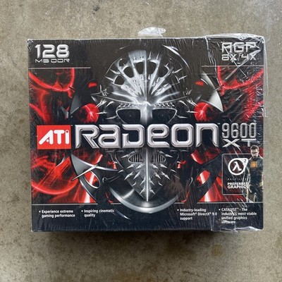 New ATI/AMD Radeon 9600XT  128MB AGP Graphics Card Win 98