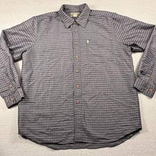 VTG. Original Island Sport Button Up Hawaiian Dress Shirt Men XL Gray Geo SoftB7