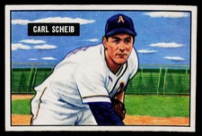 1951 Bowman #83 Carl Scheib