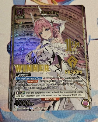 #ad Union Arena TCG Winner Dorothy Raised Foil English UEPR NIK 1 042 Ship 1 Day NM $14.00