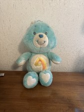 Vintage Care Bears- 1983 Wish Bear Plush -13 inch Shooting Star- Kenner