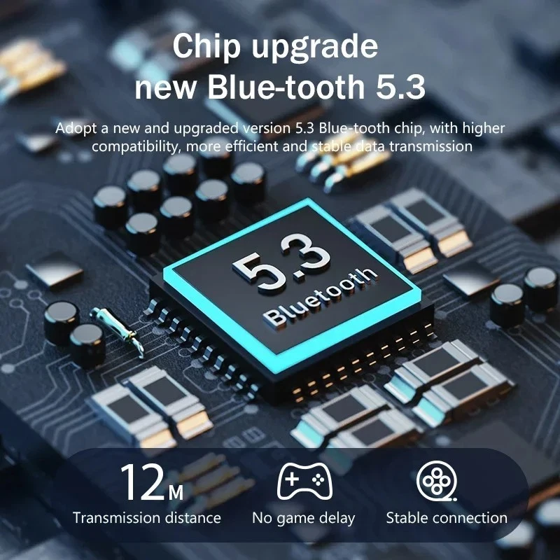 Wireless Bluetooth 5.2 Earpiece Headset Driving Trucker Earbuds Noise Cancelling - Image 2 of 4