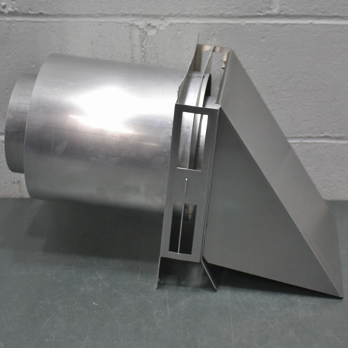 Tjernlund Sidewall Vent Hood VH1-6, 6u0026#034; Duct, 10u0026#034; x 12u0026#034; Cap,  High Temp, Aluminum | eBay
