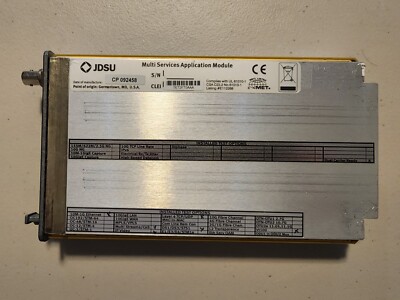 Ds1 Module JDSU C0400 MSAM BERT Transport Module DS1/DS3/STS1 Layer 4 TCP/UDP Test ...