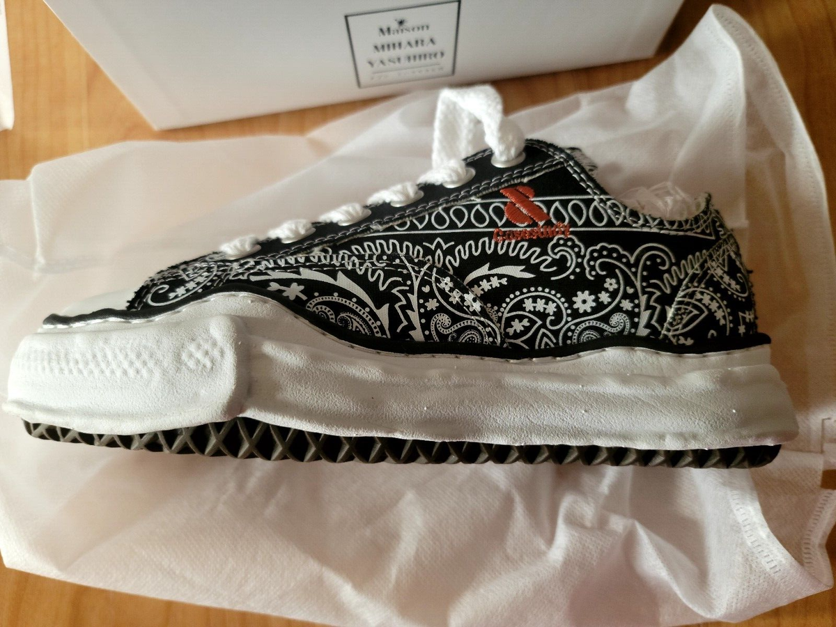 Maison Mihara Yasuhiro Casestudy autographed Box Bandana LowTop