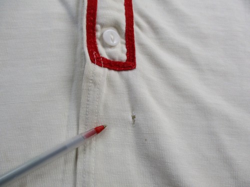 TRUE VINTAGE Baseball Jersey Size 40 Tag Made in USA R Logo Number #11 Team - Picture 4 of 11