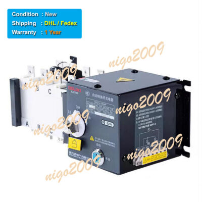 New Dual Power Automatic Transfer Switch   4P 200A 4-Poles Insulated Switch #A6-