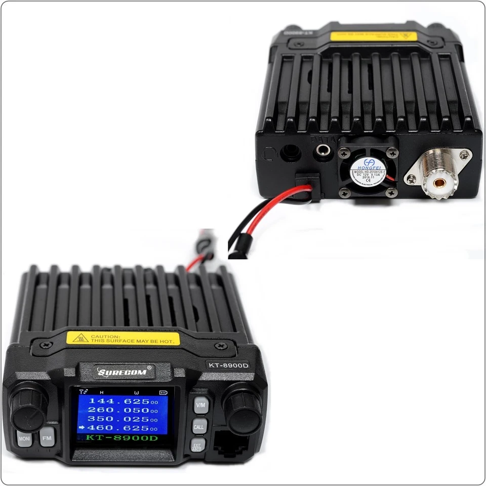 SURECOM KT-8900D 136-174/220-260/350-390/400-480 MINI COLOR SCREEN MOBILE RADIO - Image 3 of 4