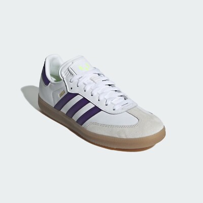 Adidas Samba Messi Indoor - Unisex Soccer Shoes White Purple IH8161 NEW