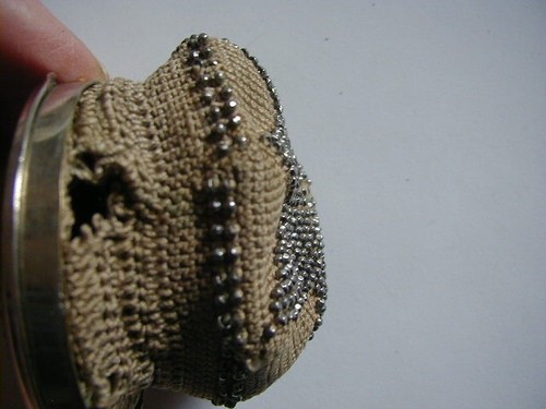 1903 tam O Shanter coin purse repossed beautiful woman Bostonia victorian - Picture 4 of 8