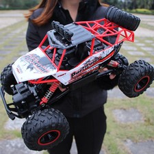 Large Remote Control RC Cars Big Monster Truck 4WD Rock Crawler Kid Toy Electric