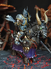 World of Warcraft Arthas Statue Figure Resin Painted Collectible GK Model 14cm
