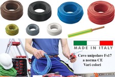 CAVO CORDINA UNIPOLARE FS17 FILO ELETTRICO EX N07VK MATASSE 100 METRI