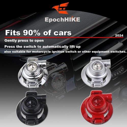 Luxury Universal Ignition Button Cover - Stylish Push Start Protection in Red - Picture 8 of 9