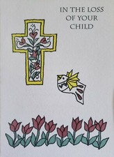 'In the Loss of Your Child' sympathy greeting card