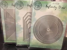 Hero Arts Infinity Nesting Metal Dies (Circle, Rectangle, Tag- Multi-Listing) 