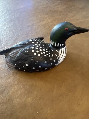 Heritage Artists J.B. Garton Collection Common Loon Duck Decoy Figurine Canada