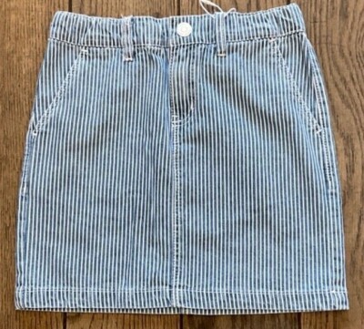 Name it kurzer  Jeans-Rock NKFRUBYGr. 128-164 blau weiss gestreift