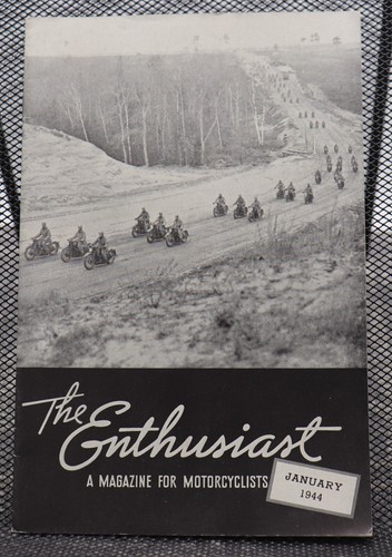 The Enthusiast Magazine for Motorcyclists January 1944 Harley Davidson
