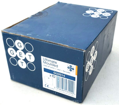GET Schneider Slimline 20AX DP Switch + Neon + Flex Steckdose 10er Box GU2014