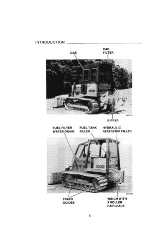 CRAWLER DOZER Operator Instruction Maintenance Manual CASE 850D 855D - Print - Picture 5 of 19